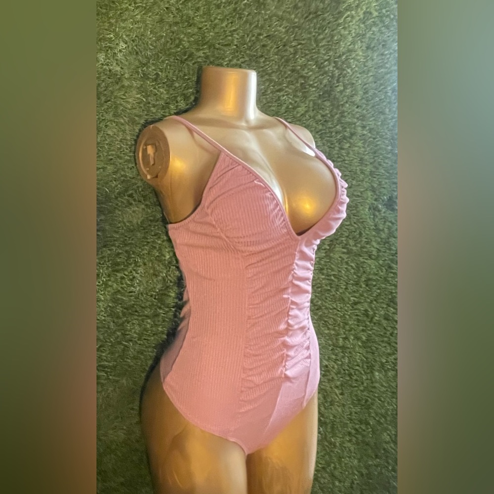 Blush rouged bodysuit
